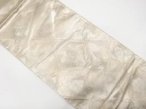 アンティーク　竹格子模様織り出し袋帯（材料）